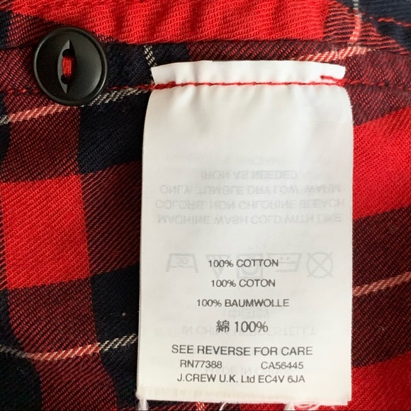 MADEWELL Mira Short Sleeve Button Down Top Plaid - Picture 5 of 12